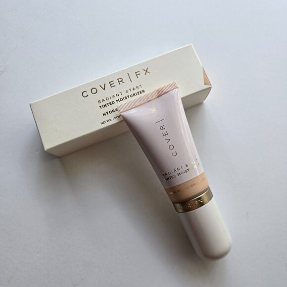 Cover FX Radiant Start Tinter Moisturizer Dewy Light Coverage Full Size NIB - Picture 2 of 10